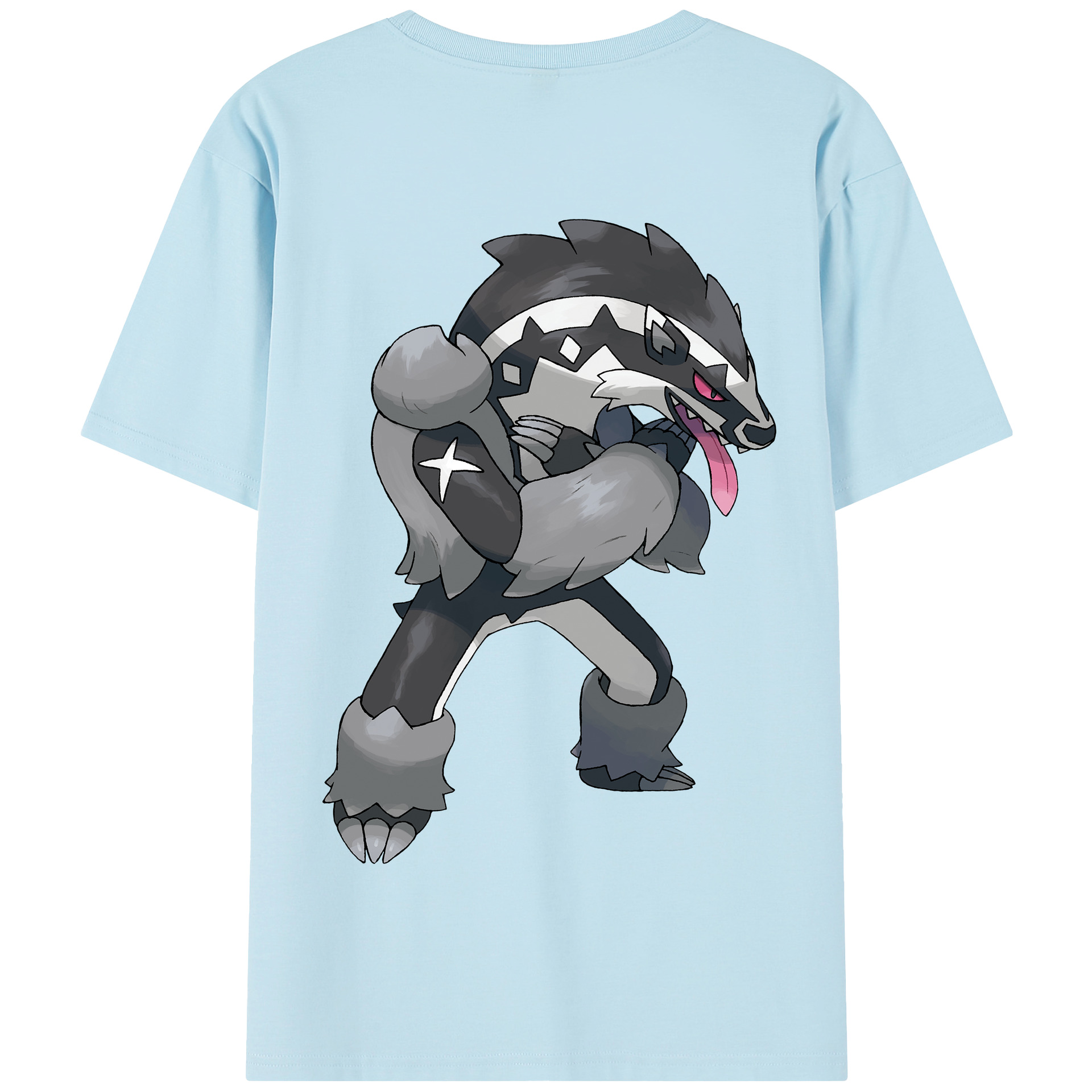 （画像用） ポケットモンスター Pokémon 綿100％半袖Tシャツ（背面プリント）
